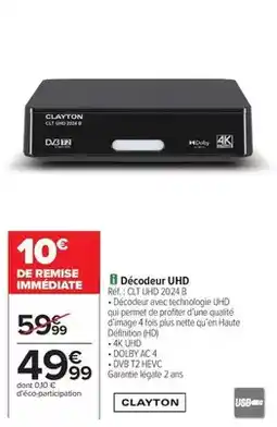 Carrefour Market Clayton - décodeur uhd offre