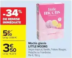 Carrefour Market Little moons - mochis glacés offre