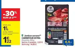 Carrefour Market Carrefour - extra jambon serrano offre