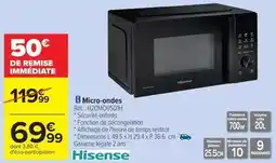 Carrefour Market Hisense - micro-ondes offre