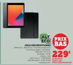 Hyper U iPad 8 Reconditionné offre