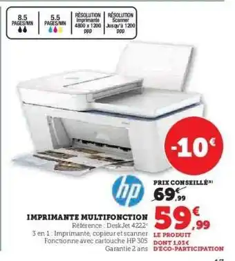 Hyper U Imprimante Multifonction offre