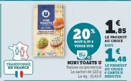 Hyper U MINI TOASTS U offre