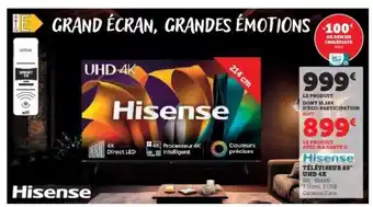 Hyper U Hisense Téléviseur 85 UHD 4K offre