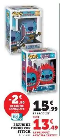 Hyper U Figurine Funko Pop Stitch offre