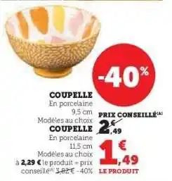 Hyper U COUPELLE offre