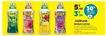 Super U ALGOFLASH Engrais Liquide offre