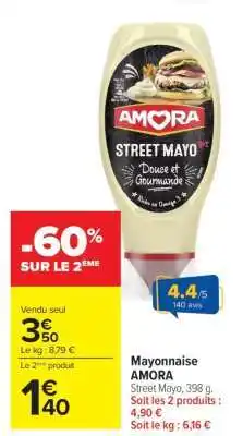 Carrefour Mayonnaise AMORA offre