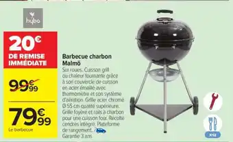 Carrefour Barbecue charbon Malmö offre