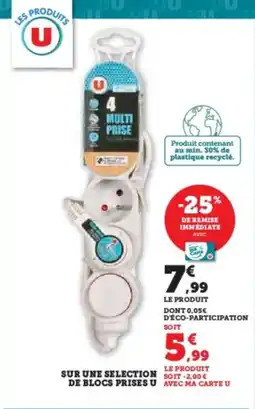 U Express Sur une selection de blocs prises u offre