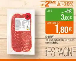 Match Chorizo offre