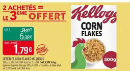 Match KELLOGG’S Céréales corn flakes offre