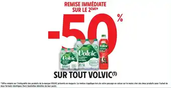 Intermarché Sur tout volvic offre