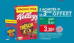 Match KELLOGG’S TRESOR Céréales Trésor offre