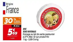 Netto BONS MAYENNAIS Brie offre