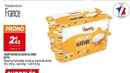 Netto NETTO Yaourt nature au sucre de canne offre
