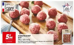 Netto NETTO 28 boulettes au bœuf offre