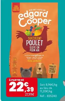 Animalis Edgard & Cooper Succulent poulet élevé en plein air offre