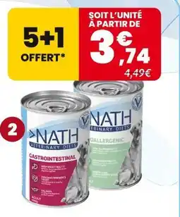 Animalis Nath veterinary - sélection d’aliments humides - 400g offre
