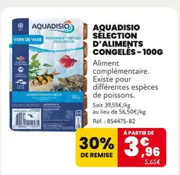 Animalis AQUADISIO Sélection d'aliments congelés – 100g offre