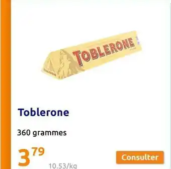 Action Toblerone offre