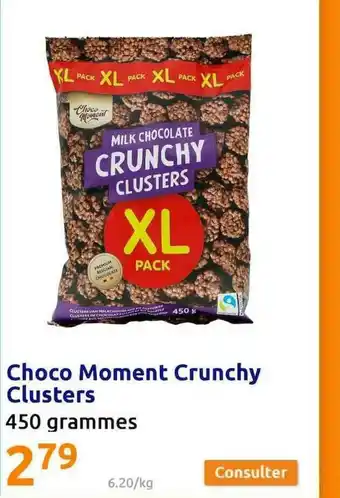 Action Choco Moment Crunchy Clusters offre