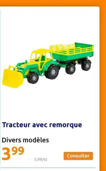 Tracteur Avec Remorque