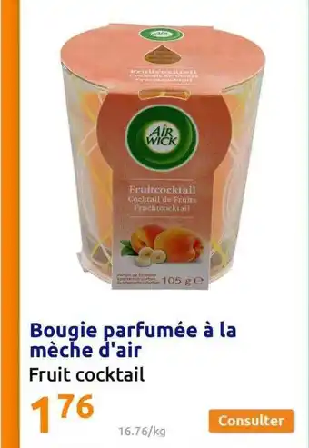 Action Bougie Parfumée à La Mèche D'air offre