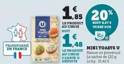 Hyper U Mini toasts u offre