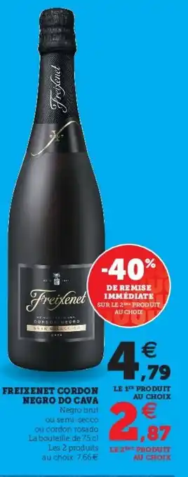 Super U Freixenet cordon negro do cava offre