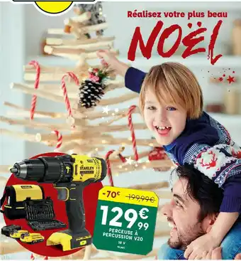 Bricorama Perceuse à Percussion V20 Stanley offre