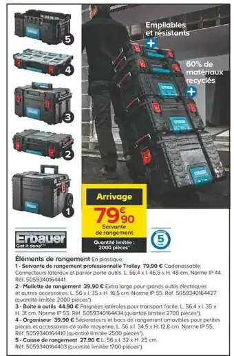 Castorama Servante De Rangement offre