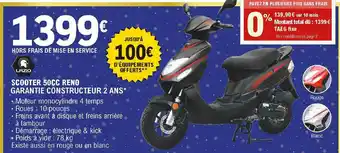 E.Leclerc L'Auto Scooter 50cc Reno Lazio offre
