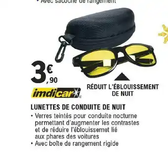 Lunettes De Conduite De Nuit Imdicar