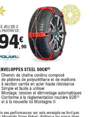 Enveloppes Steel Sock