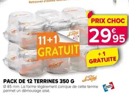 Kiriel Pack de 12 terrines offre
