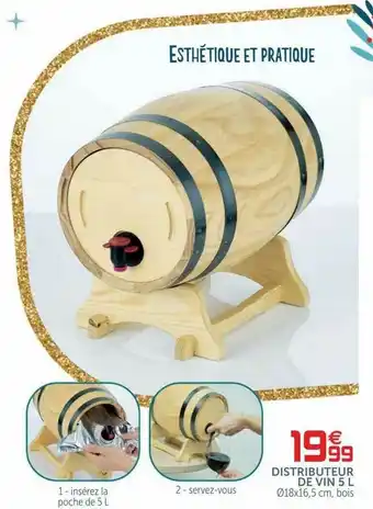 Gifi Distributeur De Vin 5 L offre