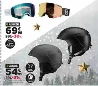 Go Sport Masque Ski Casque Ski offre