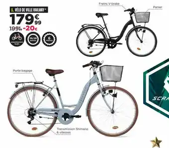 Go Sport Vélo De Ville Railway offre