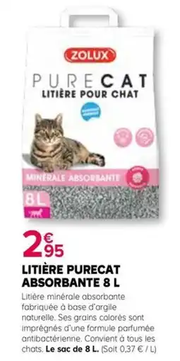 Kiriel Litière pour chat minerale absorbante offre