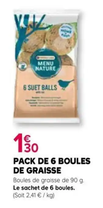 Kiriel Pack de 6 boules de graisse offre