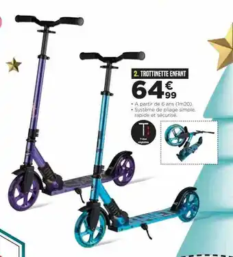 Go Sport Trottinette Enfant offre