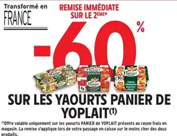 Intermarché Hyper Sur les yaourts panier de yoplait offre