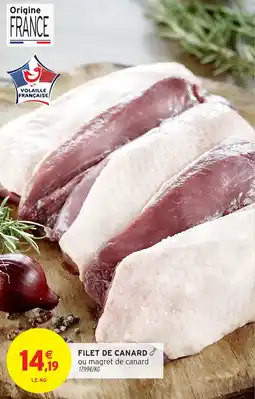 Intermarché Hyper Filet de canard offre