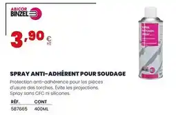 Au Forum du Bâtiment Spray anti-adhérent pour soudage offre