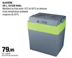 Autobacs Glacière 28 l, 12/230 volts offre