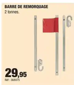 Autobacs Barre de remorquage offre