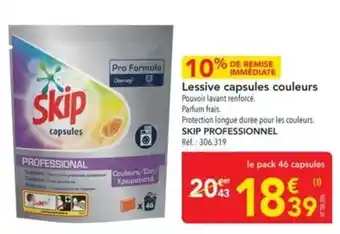 METRO SKIP Lessive capsules couleurs offre