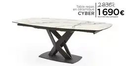 XXL Maison Table repas en créambule offre