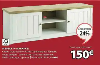 JYSK Meuble Tv Markskel offre
